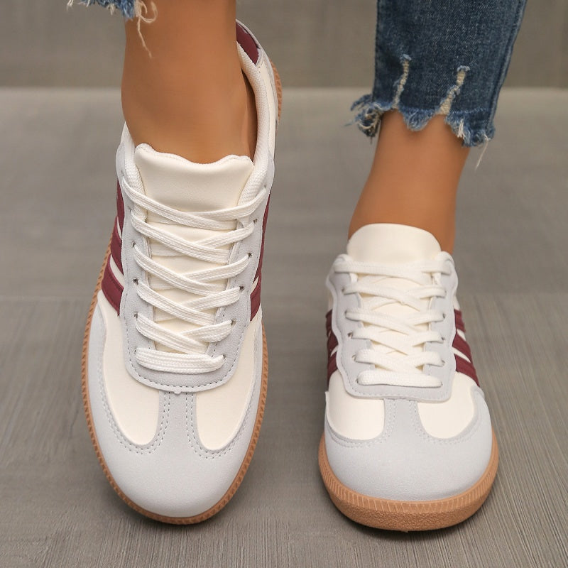 🔥Verkaufsschlager🔥Damen Stylische Runde Zehen Rutschfeste Freizeitschuhe