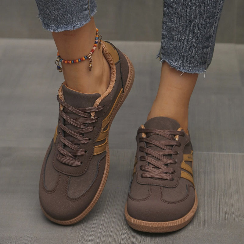 🔥Verkaufsschlager🔥Damen Stylische Runde Zehen Rutschfeste Freizeitschuhe