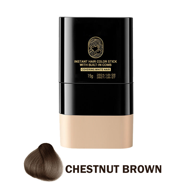 💫Kaufen Sie 1 und erhalten Sie 1 gratis🎁Tragbarer Haarfärbekamm zur Abdeckung grauer Haare ！Naturschwarz, Schwarzbraun, Kaffee