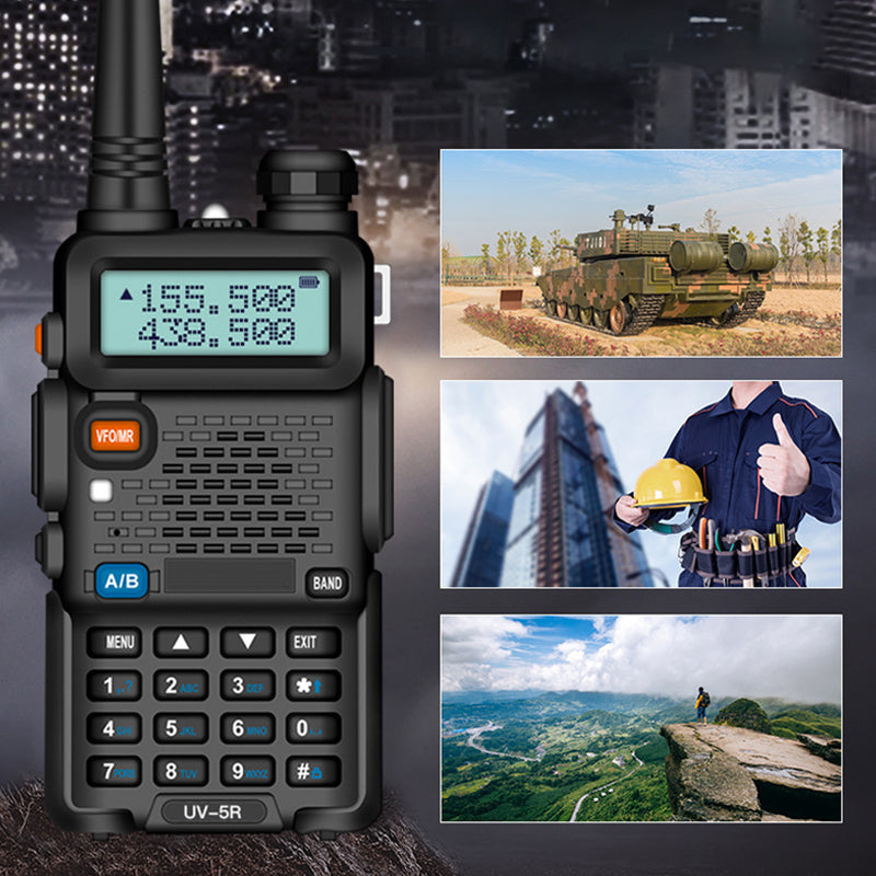 📡 UV-5R Amateurfunkgerät mit großer Reichweite UV5R Funkgerät Dualband Walkie