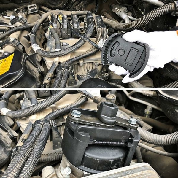🛠️ 50% RABATT! 🔥 Verstellbarer Ölfilterschlüssel – Starker Halt, Zeitsparend & Langlebiges Federdesign 🚗