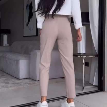 🔥Vielseitige, lässige Nadelstreifen-Anzughose für Damen