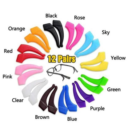 Rutschfeste Komfort-Brillenhalter – rutschfeste Brillenhalter – Ohrbügel – Sport-Brillenbandhalter