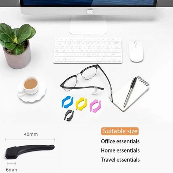 Rutschfeste Komfort-Brillenhalter – rutschfeste Brillenhalter – Ohrbügel – Sport-Brillenbandhalter