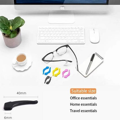 Rutschfeste Komfort-Brillenhalter – rutschfeste Brillenhalter – Ohrbügel – Sport-Brillenbandhalter