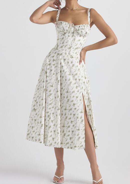 🌷Sommer Heißer Verkauf-51% Rabatt🍧Bedrucktes Bustier-Sommerkleid
