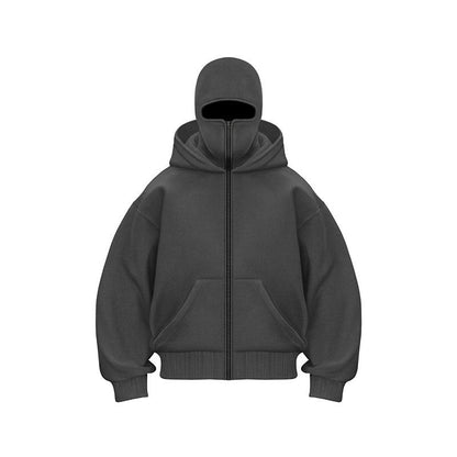 👁️‍🗨️Ninja-Kapuzenpullover mit Reißverschluss für Männer und Frauen