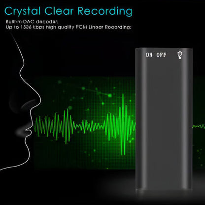 🎙️  ✨ Mini Digital Audio Voice Recorder Pen – Diskrete Aufnahme, Lange Akkulaufzeit & Einfache Übertragung ✨
