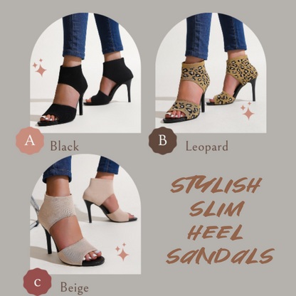 👡  Stylische Damen Sandalen mit Schlankem Absatz – Elegant, Bequem & Perfekt Für Besondere Anlässe ✨