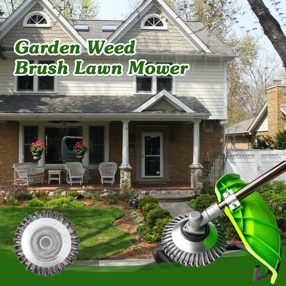 🌿🏆 50% RABATT! Garten-Unkrautbürsten-Rasenmäher – Entfernt Unkraut mühelos, auch zwischen Steinen & Fugen ✨
