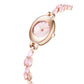 🎀⌚Womne's farbige Zirkon-Armbanduhr