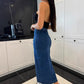 🌼👖 Stilvoller Bodycon-Rock aus Denim mit Knopfverschluss – Bequemer Tragekomfort und zeitloser Stil