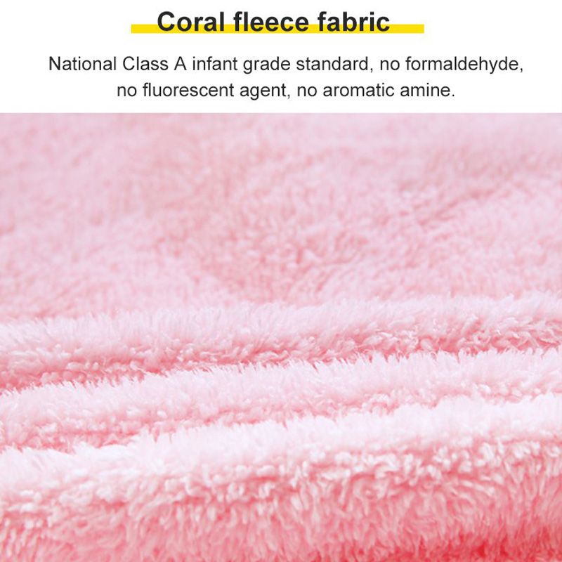 🎁🚀 Letzter Tag nur 50% Rabatt 🔥 Damen Solid Color Coral Fleece Bademantel