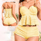 🔥Frauenstahlpalette Feste Farbhalter Split Bikini