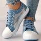 👟2026 Neues Design🙋‍♀️✨Damen Casual Flat Runde Zehe Lace Up Low Top Schuhe