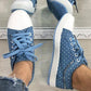 👟2026 Neues Design🙋‍♀️✨Damen Casual Flat Runde Zehe Lace Up Low Top Schuhe