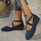 🏆✨Bequeme, leichte, rutschfeste und atmungsaktive Schuhe mit flacher Fußgewölbeunterstützung für Damen