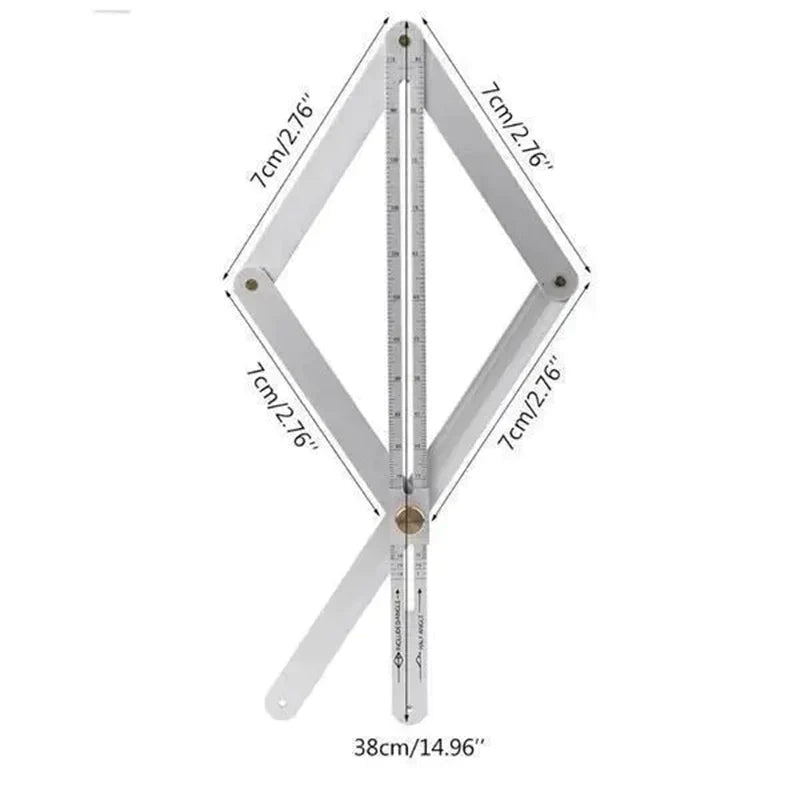 🔥Multifunktionales Diagonallineal für die Holzbearbeitung