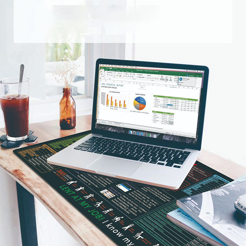 Rutschfeste Schreibtischunterlage – schmutzabweisend und wasserfest, komfortable Schreibfläche für Büro und Zuhause 🏢📦