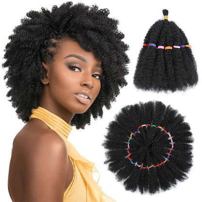 🔥2025 Heißer Verkauf👩‍🦱12 Inch Kinky Twist Flechtfrisur
