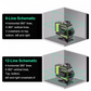 📏 50% RABATT! 🔦 Infrarot-Laserwasserwaage mit Grünem Licht – Selbstnivellierend, Horizontale & Vertikale Linien & Ideal Für Präzisionsarbeiten 🔧