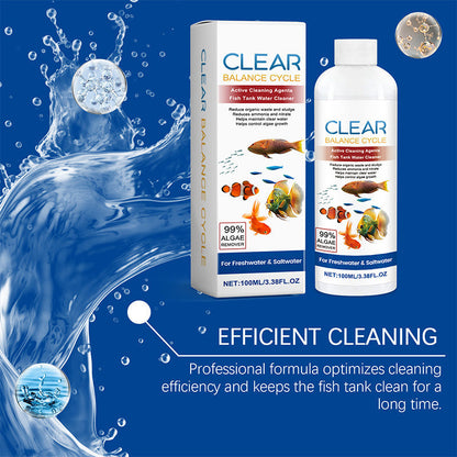 🐠 Wasserklärer für Aquarium – Reduziert Trübung & unterstützt klares Wasser