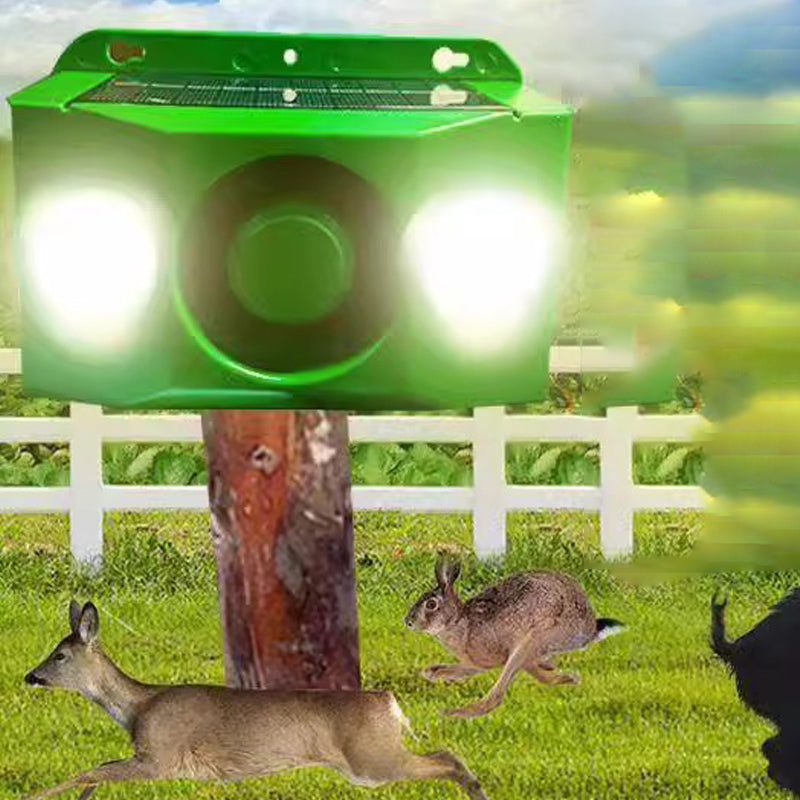🆘Bleiben Sie im Freien sicher✅Solarbetriebene Tierabwehr-Warnlichter mit lautem Alarm