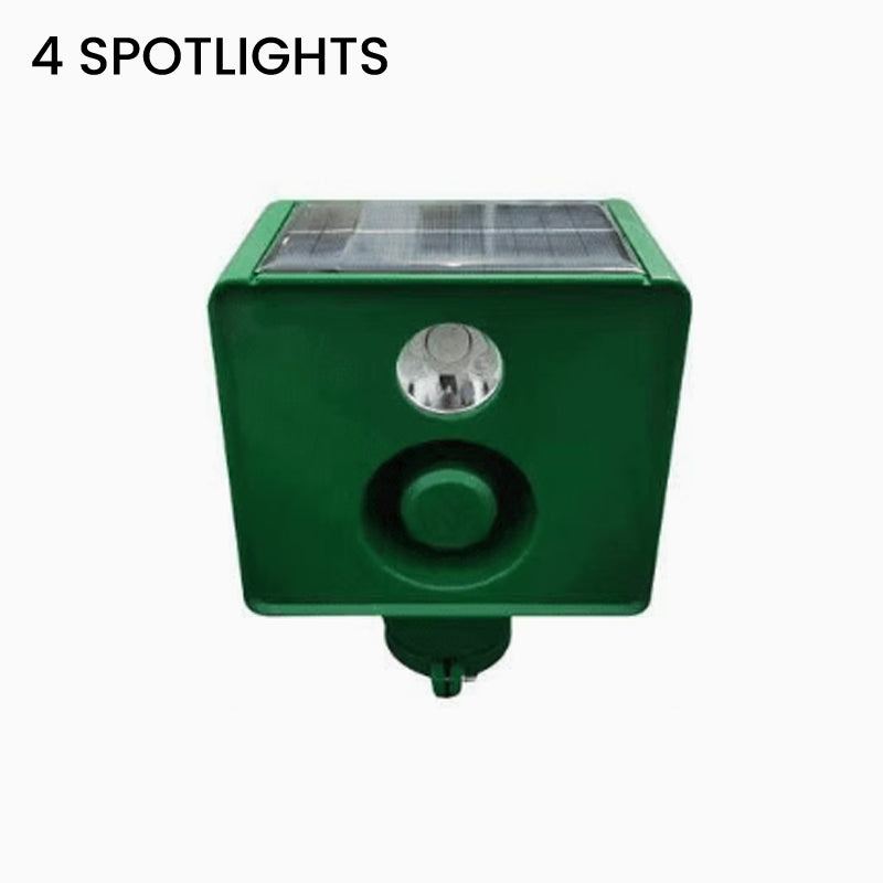 🆘Bleiben Sie im Freien sicher✅Solarbetriebene Tierabwehr-Warnlichter mit lautem Alarm