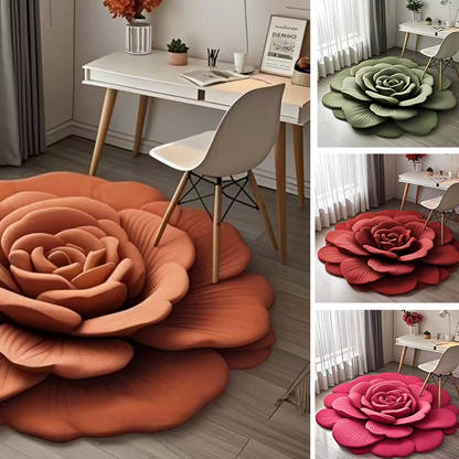 🏠 2025 Neues Produkt🌸 🔥Floral Plüsch & Kieselgur Bodenmatte
