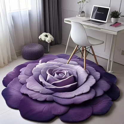 🏠 2025 Neues Produkt🌸 🔥Floral Plüsch & Kieselgur Bodenmatte