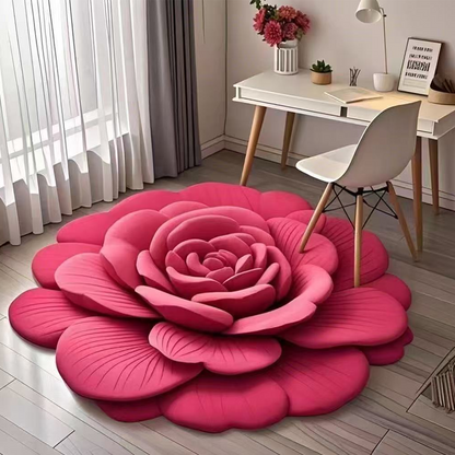 🔥2025 Heißer Verkauf🔥Floral Plüsch & Kieselgur Bodenmatte