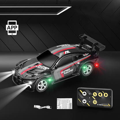 1:64 Simulation Remote Control High Speed Alloy Toy Car