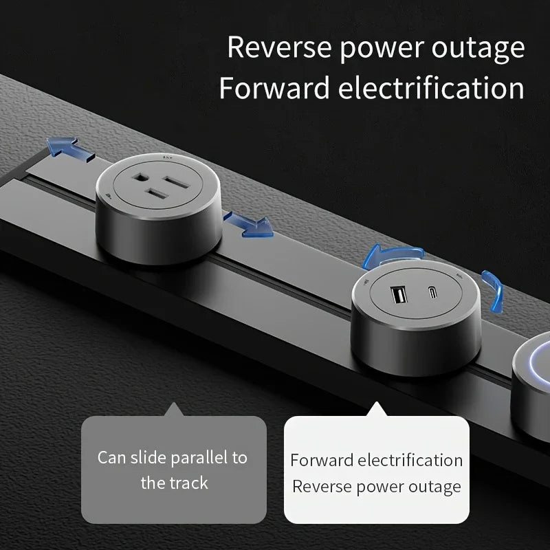 ⚡ Power Carrier-🎉2025 Neues Produkt🔥 Langlebige und praktische Schienensteckdose