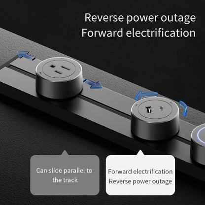 ⚡ Power Carrier-🎉2025 Neues Produkt🔥 Langlebige und praktische Schienensteckdose
