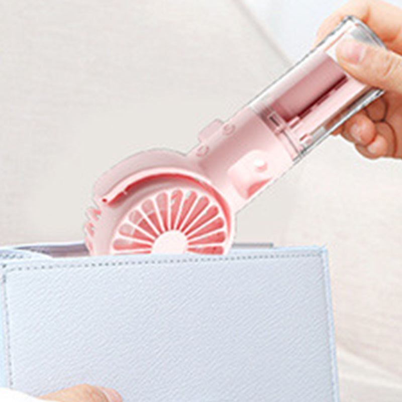 🌀 50% RABATT! 💧 Tragbarer wiederaufladbarer Handventilator mit Nebelfunktion – Kühlender Sprühnebel & 3 Geschwindigkeiten – Perfekt für heiße Tage, Reisen oder Outdoor-Aktivitäten 🌬️✨