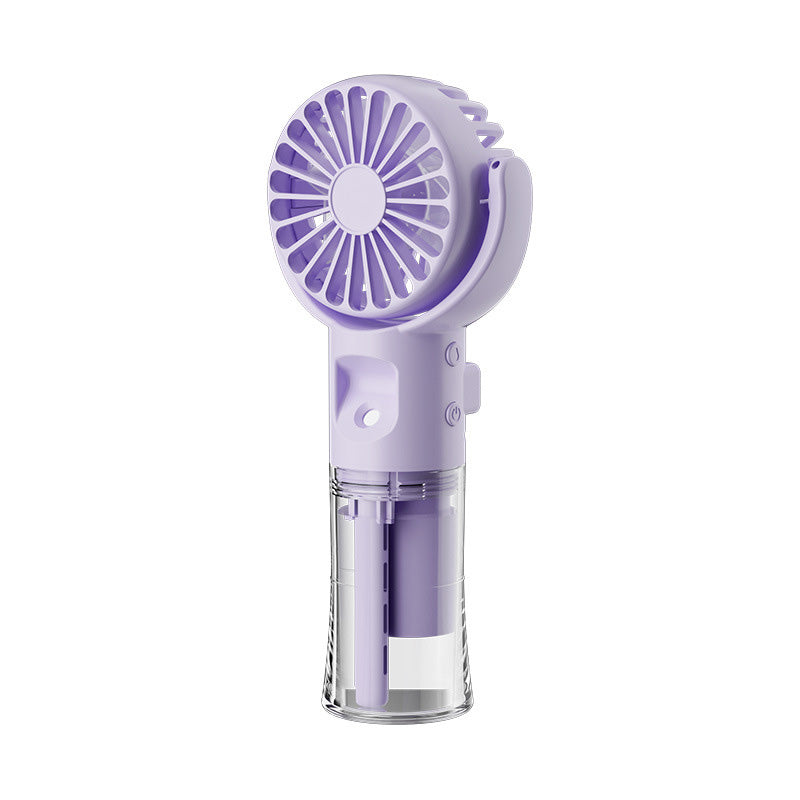 🌀 50% RABATT! 💧 Tragbarer wiederaufladbarer Handventilator mit Nebelfunktion – Kühlender Sprühnebel & 3 Geschwindigkeiten – Perfekt für heiße Tage, Reisen oder Outdoor-Aktivitäten 🌬️✨