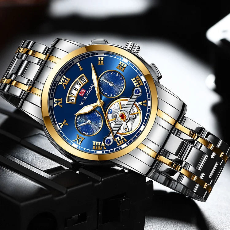 ✨Hochwertige wasserdichte leuchtende Uhr⌚2025 New Business Herrenuhr
