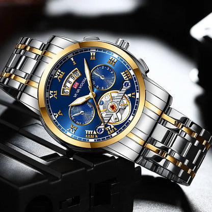 ✨Hochwertige wasserdichte leuchtende Uhr⌚2025 New Business Herrenuhr