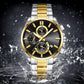 🔥Herren-Edelstahl-Business-Armbanduhr