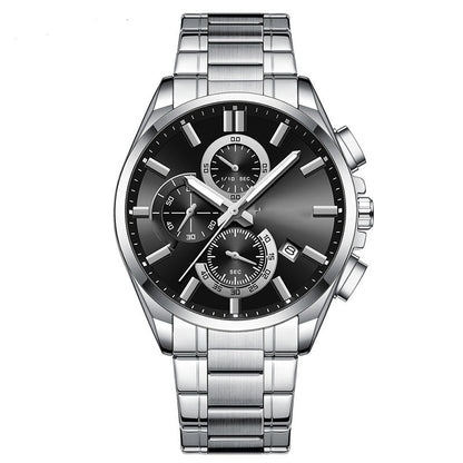 🔥Herren-Edelstahl-Business-Armbanduhr