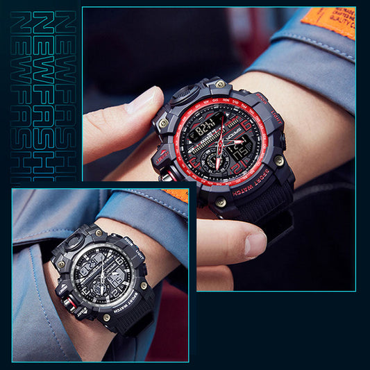 💦⌚100m Wasserdichte Herrenuhr mit Leuchtmasse & Multifunktionen – Robust, sportlich & alltagstauglich ✨