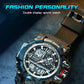 💦⌚100m Wasserdichte Herrenuhr mit Leuchtmasse & Multifunktionen – Robust, sportlich & alltagstauglich ✨