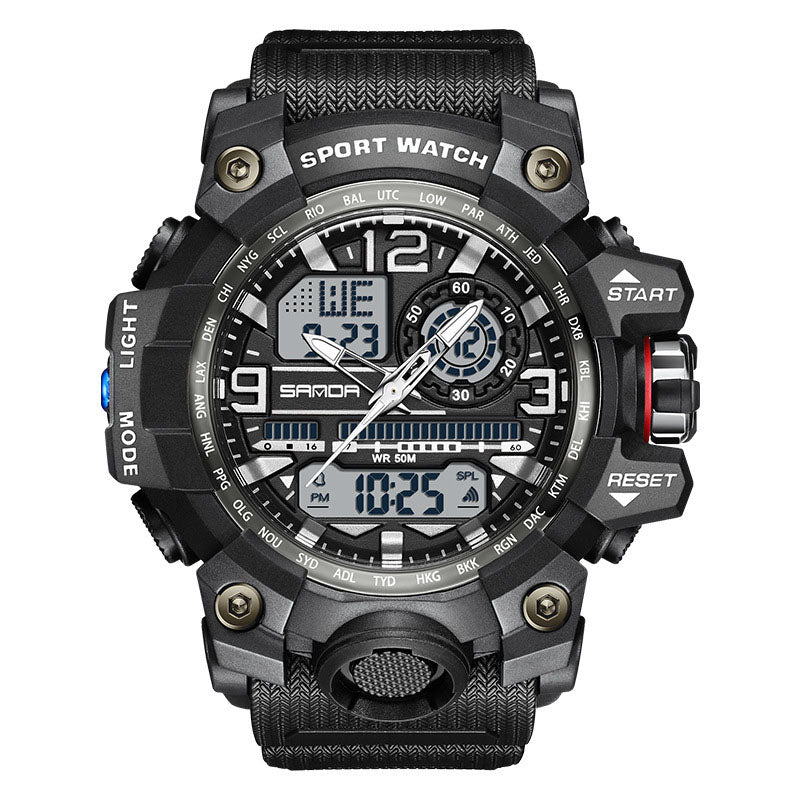 💦⌚100m Wasserdichte Herrenuhr mit Leuchtmasse & Multifunktionen – Robust, sportlich & alltagstauglich ✨
