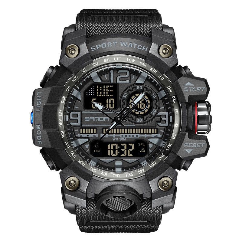 💦⌚100m Wasserdichte Herrenuhr mit Leuchtmasse & Multifunktionen – Robust, sportlich & alltagstauglich ✨