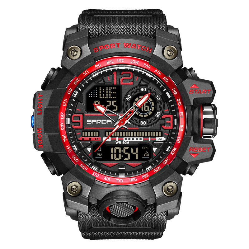 💦⌚100m Wasserdichte Herrenuhr mit Leuchtmasse & Multifunktionen – Robust, sportlich & alltagstauglich ✨