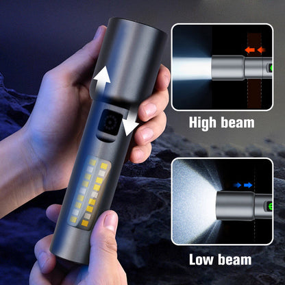 🔥Ultrahelle, zoombare Taschenlampe