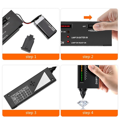 💎⚡️ Penna Professionale Test Diamanti – Analisi Immediata, Risultati Precisi per Gioiellieri 🔬