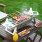 🔥🔥Klappbarer Edelstahl-Grill für draußen