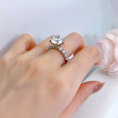 🎁Gift For You | 5 Carat Moonlight Sterling Silver Moissanite Ring