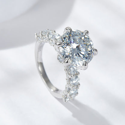 🎁Gift For You | 5 Carat Moonlight Sterling Silver Moissanite Ring